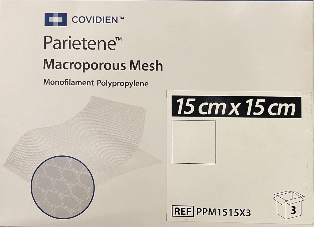 MALLA 15X15CM COVIDIEN MACROPORE
