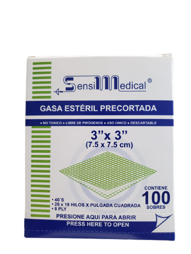 [Gasa] GASA ESTERIL 3X3