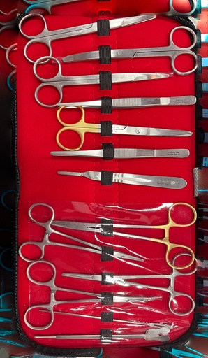 SET DE PEQUEÑA CIRUGIA DE 13 PIEZAS          